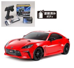 58694 TAMIYA/タミヤ　1/10 RC トヨタ GR 86 (TT-02シャーシ) 組立キット+サンワ：MX-6 コンピュータプロポ付きオリジナルフルセット （未組立） ≪ラジコン≫