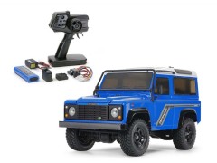 58700 TAMIYA/タミヤ　1/10 RC 1990 ランドローバー ディフェンダー 90 (CC-02シャーシ) 組立キット+タミヤ：ファインスペック 電動RCドライブセット+オリジナルフルベアリングセット （未組立） ≪ラジコン≫