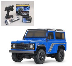 58700 TAMIYA/タミヤ　1/10 RC 1990 ランドローバー ディフェンダー 90 (CC-02シャーシ) 組立キット+サンワ：MX-6 コンピュータプロポ付きオリジナルフルセット （未組立） ≪ラジコン≫