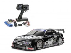 58701 TAMIYA/タミヤ　1/10 RC オペル カリブラ V6 クリフ (TT-01シャーシ TYPE-E) 組立キット+タミヤ：ファインスペック 電動RCドライブセット （未組立） ≪ラジコン≫