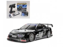 58701 TAMIYA/タミヤ　1/10 RC オペル カリブラ V6 クリフ (TT-01シャーシ TYPE-E) 組立キット+サンワ：MX-6 コンピュータプロポ付きオリジナルフルセット+オリジナルフルベアリングセット （未組立） ≪ラジコン≫