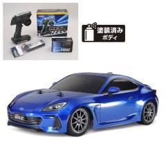 58702 TAMIYA/タミヤ　1/10 RC SUBARU BRZ(ZD8) (TT-02シャーシ) 組立キット+サンワ：MX-6 コンピュータプロポ付きオリジナルフルセット （未組立） ≪ラジコン≫