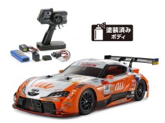 58703 TAMIYA/タミヤ　1/10 RC au TOMS GR Supra (TT-02シャーシ) 組立キット+タミヤ：ファインスペック 電動RCドライブセット+オリジナルフルベアリングセット （未組立） ≪ラジコン≫