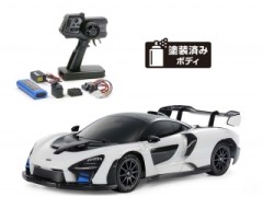 58711 TAMIYA/タミヤ　1/10 RC マクラーレン セナ (TT-02シャーシ) 組立キット+タミヤ：ファインスペック 電動RCドライブセット （未組立） ≪ラジコン≫