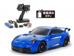 58712 TAMIYA/タミヤ　1/10 RC ポルシェ 911 GT3 (992) (TT-02シャーシ) 組立キット+タミヤ：ファインスペック 電動RCドライブセット （未組立） ≪ラジコン≫