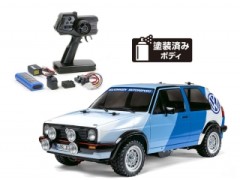 58714 TAMIYA/タミヤ　1/10 RC フォルクスワーゲン ゴルフII GTI 16V ラリー (MF-01Xシャーシ) 組立キット+タミヤ：ファインスペック 電動RCドライブセット （未組立） ≪ラジコン≫