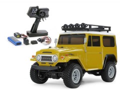58715 TAMIYA/タミヤ　1/10 RC トヨタ ランドクルーザー 40 (CC-02シャーシ) 組立キット+タミヤ：ファインスペック 電動RCドライブセット （未組立） ≪ラジコン≫