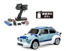 58721 TAMIYA/タミヤ　1/10 フィアット アバルト 1000TCR ベルリーナ コルサ (MB-01シャーシ) 組立キット+タミヤ：ファインスペック 電動RCドライブセット+オリジナルフルベアリングセット （未組立） ≪ラジコン≫