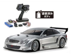 58722 TAMIYA/タミヤ　1/10 RC 2002 メルセデス･ベンツ CLK AMG レーシングバージョン (TT-02 シャーシ) 組立キット+タミヤ：ファインスペック 電動RCドライブセット+オリジナルフルベアリングセット （未組立） ≪ラジコン≫