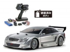 58722 TAMIYA/タミヤ　1/10 RC 2002 メルセデス･ベンツ CLK AMG レーシングバージョン (TT-02 シャーシ) 組立キット+タミヤ：ファインスペック 電動RCドライブセット （未組立） ≪ラジコン≫