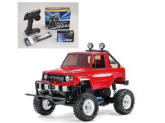 58727 TAMIYA/タミヤ　1/10 RC 三菱 パジェロ (CW-01シャーシ） 組立キット+サンワ：MX-6 コンピュータプロポ付きオリジナルフルセット+オリジナルフルベアリングセット （未組立） ≪ラジコン≫
