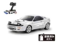 58730 TAMIYA/タミヤ　1/10 RC トヨタ セリカ GT-FOUR RC (ST185) (TT-02シャーシ) 組立キット+タミヤ：ファインスペック 電動RCドライブセット （未組立） ≪ラジコン≫