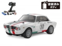 58732 TAMIYA/タミヤ　1/10 RC アルファロメオ ジュリア スプリント GTA クラブレーサー（ MB-01シャーシ） 組立キット+タミヤ：ファインスペック 電動RCドライブセット （未組立） ≪ラジコン≫