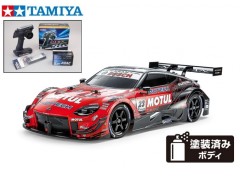 58735 TAMIYA/タミヤ　1/10 RC MOTUL AUTECH Z (TT-02シャーシ) 組立キット+サンワ：MX-6 コンピュータプロポ付きオリジナルフルセット+オリジナルフルベアリングセット （未組立） ≪ラジコン≫