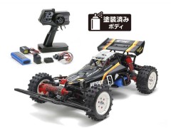 58737 TAMIYA/タミヤ　1/10 RC ホットショットII（2024） 組立キット+タミヤ：ファインスペック 電動RCドライブセット （未組立） ≪ラジコン≫