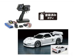58739 TAMIYA/タミヤ　1/10 RC 1998 Honda NSX レーシング (TT-02シャーシ) 組立キット+タミヤ：ファインスペック 電動RCドライブセット （未組立） ≪ラジコン≫