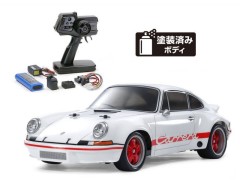 58740 TAMIYA/タミヤ　1/10 RC ポルシェ911 カレラ RSR 2.8 (BT-01シャーシ) 組立キット+タミヤ：ファインスペック 電動RCドライブセット （未組立） ≪ラジコン≫