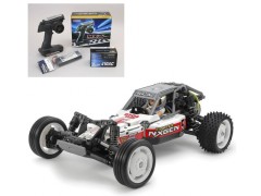 58741 TAMIYA/タミヤ　1/10 RC ファイター ネクスジェン (DT-04シャーシ)  組立キット+サンワ：MX-6 コンピュータプロポ付きオリジナルフルセット+オリジナルフルベアリングセット （未組立） ≪ラジコン≫