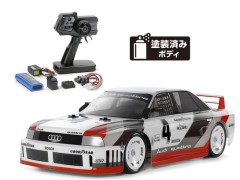 58744 TAMIYA/タミヤ　1/10 RC アウディ 90 クワトロ レーシング (TT-02シャーシ) 組立キット+タミヤ：ファインスペック 電動RCドライブセット （未組立） ≪ラジコン≫