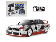 58744 TAMIYA/タミヤ　1/10 RC アウディ 90 クワトロ レーシング (TT-02シャーシ) 組立キット+サンワ：MX-6 コンピュータプロポ付きオリジナルフルセット （未組立） ≪ラジコン≫