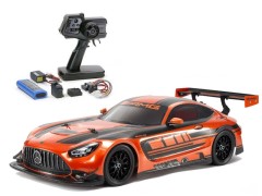 【12月発売】58750　1/10RC メルセデスAMG GT3 EVO (TT-02シャーシ) 組立キット+タミヤ：ファインスペック 電動RCドライブセット+オリジナルフルベアリングセット（未組立） ≪ラジコン≫