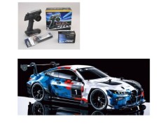 【8月発売】58751　1/10 BMW M4 GT3 EVO(TT-02シャーシ)組立キット+サンワ：MX-6 コンピュータプロポ付きオリジナルフルセット（未組立） ≪ラジコン≫