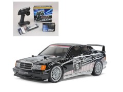 【1月発売】58752　1/10RC メルセデス･ベンツ 190 E 2.5-16 EVO II 1991 (TT-02シャーシ)組立キット+サンワ：MX-6 コンピュータプロポ付きオリジナルフルセット （未組立） ≪ラジコン≫