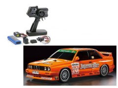 【6月発売】58760　1/10 BMW M3 SPORT EVO イェーガーマイスター1992(TT-02シャーシ)組立キット+タミヤ：ファインスペック 電動RCドライブセット+オリジナルフルベアリングセット（未組立） ≪ラジコン≫