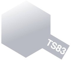 85083　タミヤカラースプレー  プラスチック・金属用 TS-83 メタルシルバー