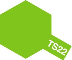85022　タミヤカラースプレー  プラスチック・金属用 TS-22 ライトグリーン