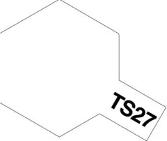 85027　タミヤカラースプレー  プラスチック・金属用 TS-27 マットホワイト