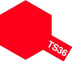 85036　タミヤカラースプレー  プラスチック・金属用 TS-36 蛍光レッド