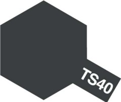 85040　タミヤカラースプレー  プラスチック・金属用 TS-40 メタリックブラック