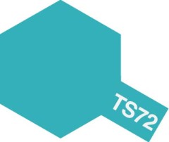 85072　タミヤカラースプレー  プラスチック・金属用 TS-72 クリヤーブルー