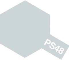 86048　タミヤポリカーボネートスプレー PS-48 サテンシルバーアルマイト