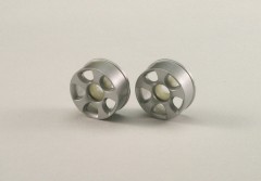 京商　MZH159S　　ホイールセット（フォルクスワーゲンゴルフGTI／シルバー）