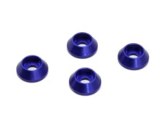 W0148　M3.0 ヘッドワッシャー(ブルー/4Pcs)