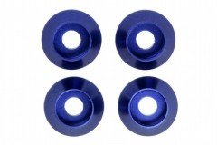 W0148　M3.0 ヘッドワッシャー(ブルー/4Pcs)