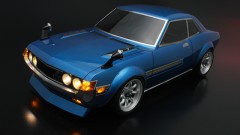 25551  ガンベイドRR 210mm  セリカ 1600GT シャーシ組立済みキット