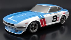 25562  ガンベイドRR 210mm  ダットサン BRE 240Z #3 シャーシ組立済みキット