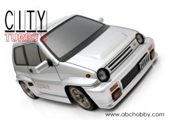 25602  ガンベイドFF 210mm　Honda CITY ターボⅡ シャーシ組立済みキット