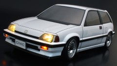 25618  ガンベイドFF 225mm　ワンダーシビック Si (前期) シャーシ組立済みキット