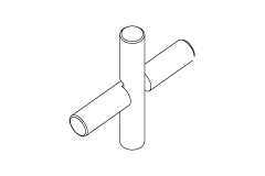 25653  ベベルクロスピン