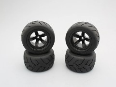 25810  1/10サイズ 2.2インチ ホイル&カットスリックタイヤ4本入り