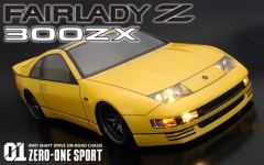40703  ゼロワンスポーツ  フェアレディ Z32 シャーシ組立済みキット