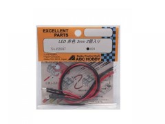 62687  LED 赤色 3mm 2個入リ