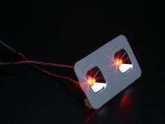 62734  ABC LED高輝度ライト レッド