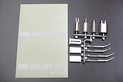 66220  蓄光ナンバープレートセット メッキ仕様