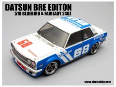 67311  01スーパーボディミニ ：ダットサン 510ブルーバード BREエディション 68号車