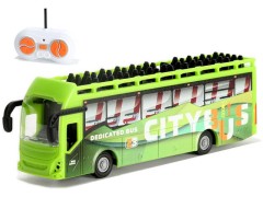 R/C ミニ2階建てバス(緑)　[トイラジコン]